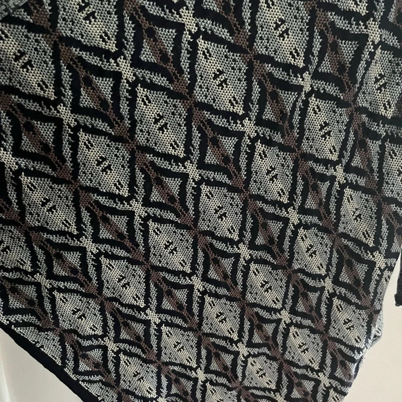 Umgee Trendy Cardigan Outerwear Sweater Navy Blue & Grey 1XL - Picture 2 of 7